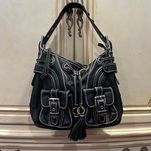 Isabella Fiore Black a leather bag- perfect condition! Make an offer
